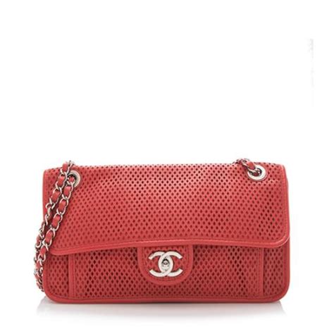 up in the air chanel flap bag|CHANEL Perforated Calfskin Large Up In The Air Flap Red .